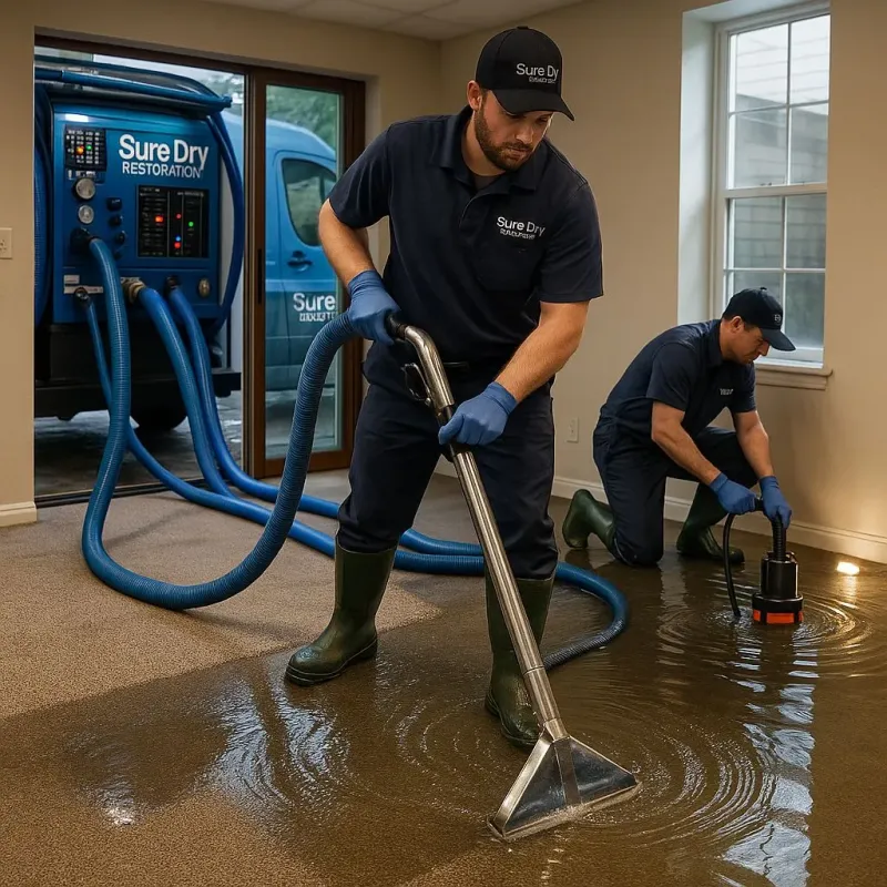 Water Extraction and Removal process in Hillsdale, MI